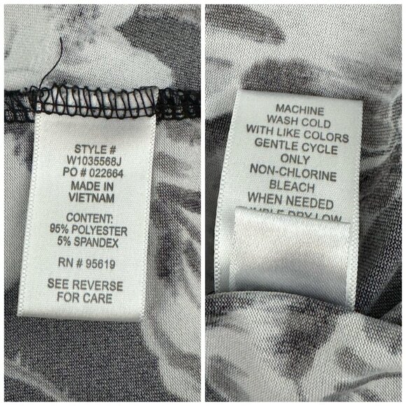 John Paul Richard Floral Printed Maxi Dress Women's PLUS Size 1X - Picture 7 of 8